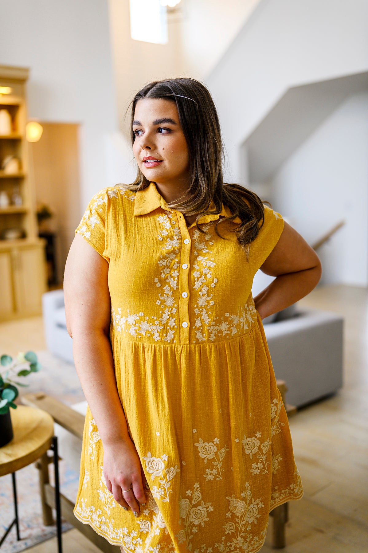 Marigold Embroidered Dress - 4/20/2023
