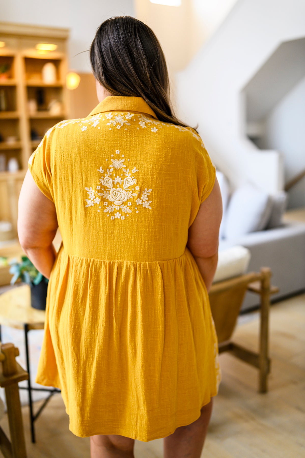 Marigold Embroidered Dress - 4/20/2023