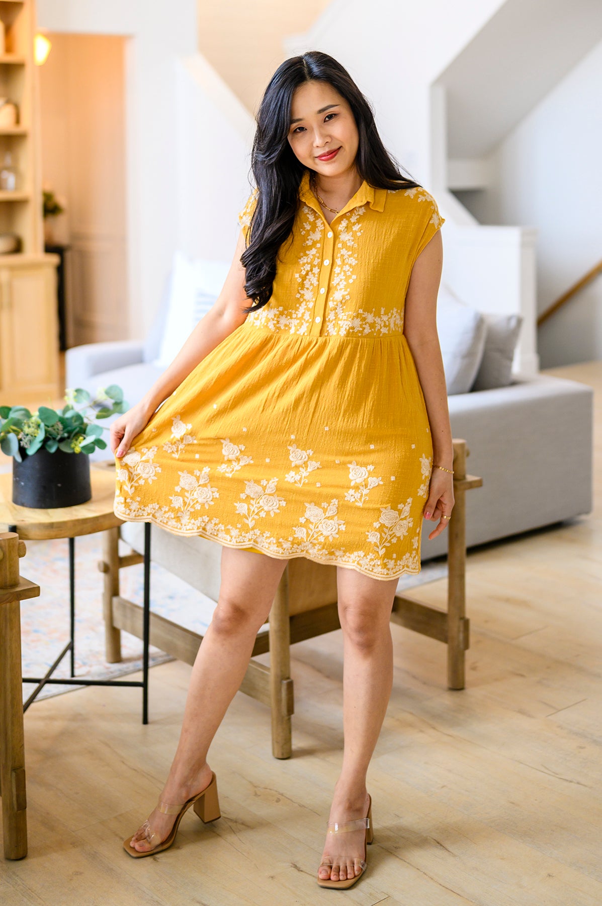 Marigold Embroidered Dress - 4/20/2023