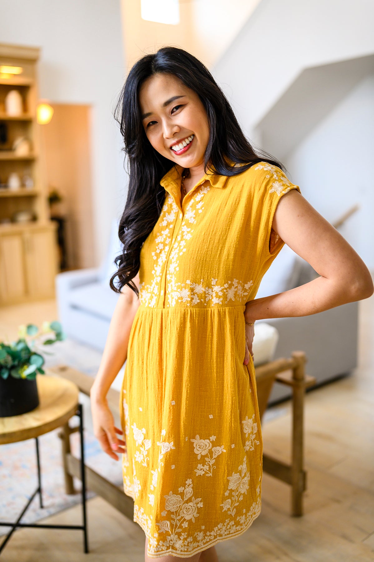 Marigold Embroidered Dress - 4/20/2023