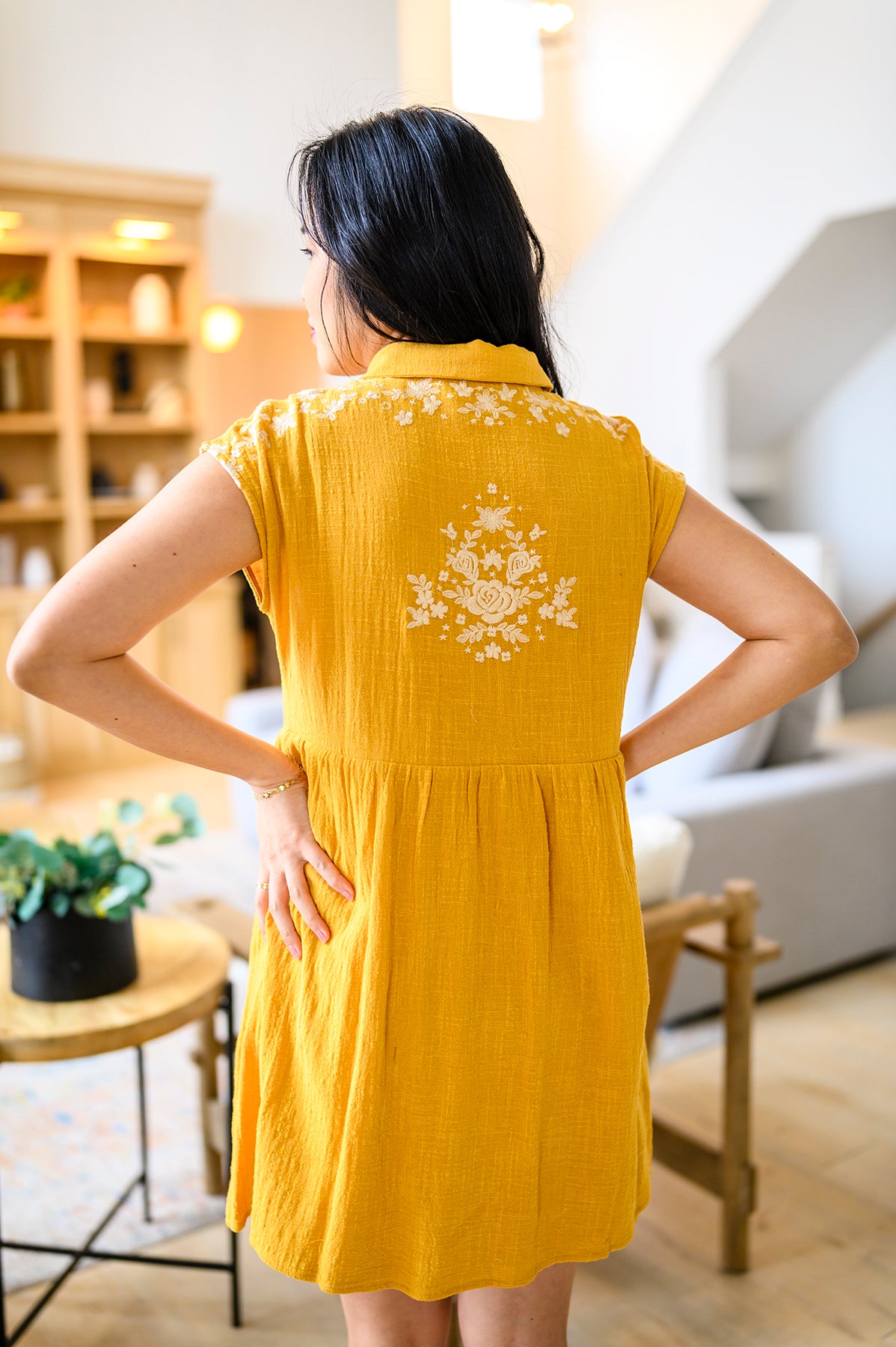 Marigold Embroidered Dress - 4/20/2023