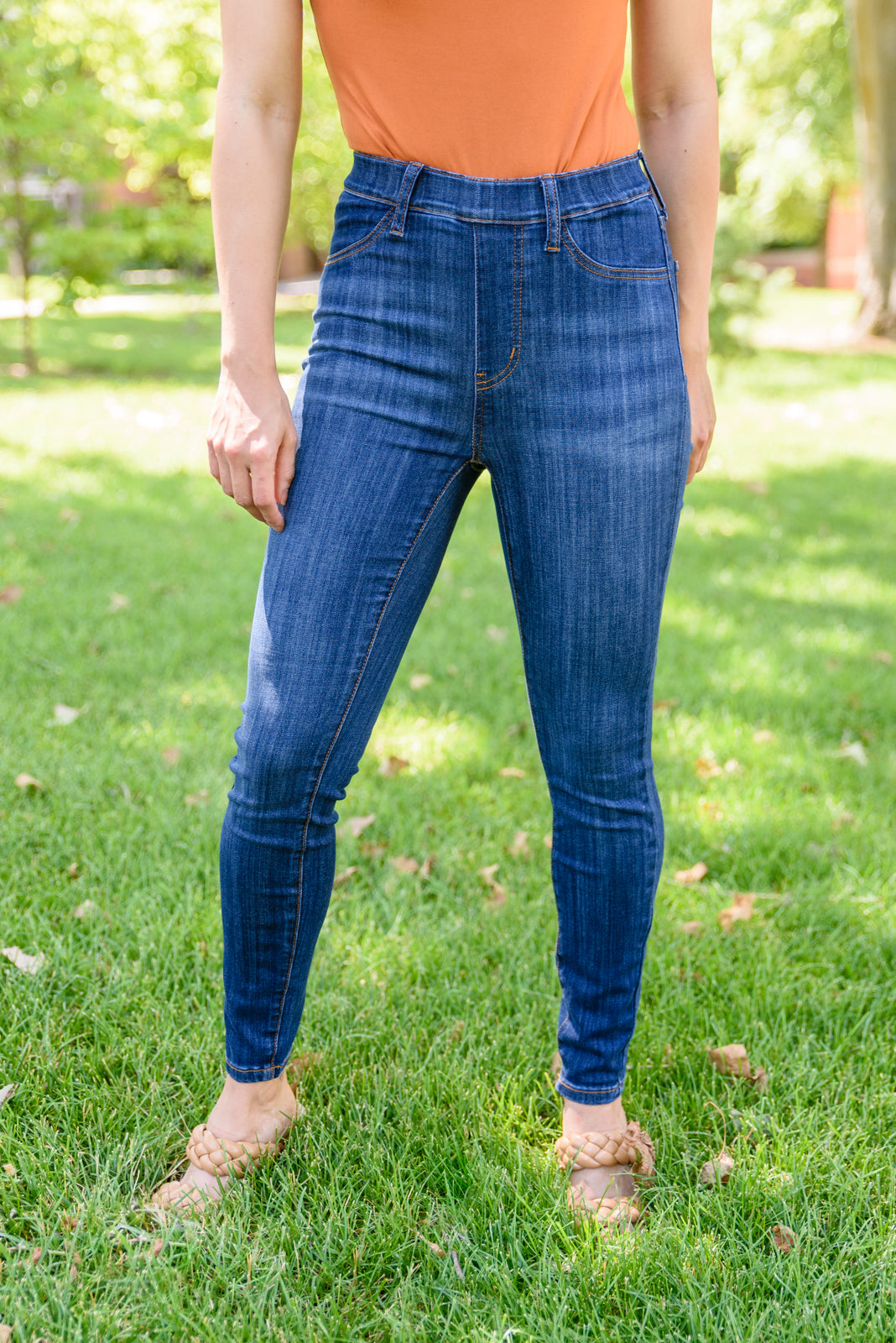 Piper Pull-On Skinny Jeans - 8/9/2022