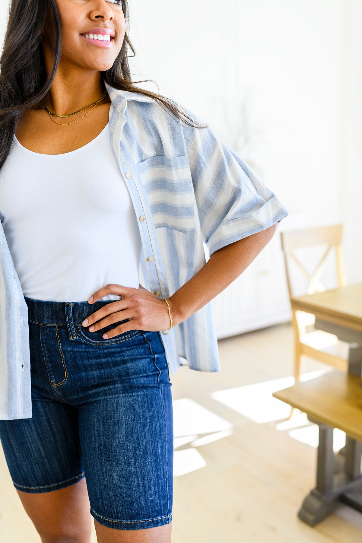Tailored to Relax Striped Button Down - 3/9/2023