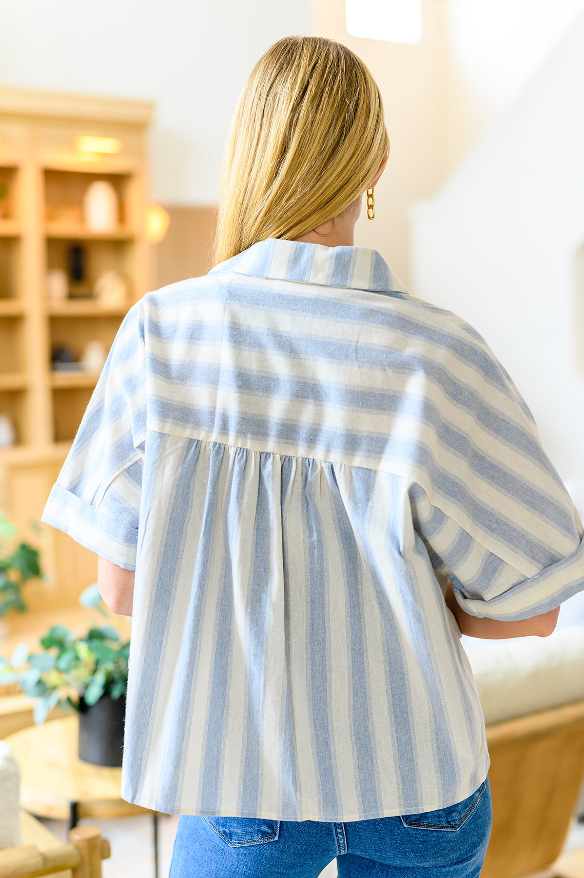 Tailored to Relax Striped Button Down - 3/9/2023