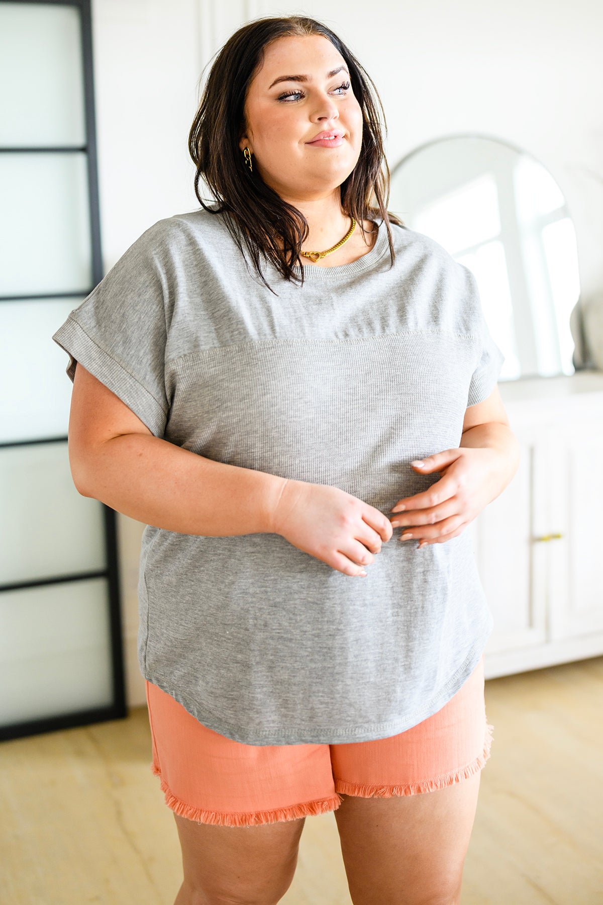 Unmarked Remarks Ribbed Top - 4/14/2023