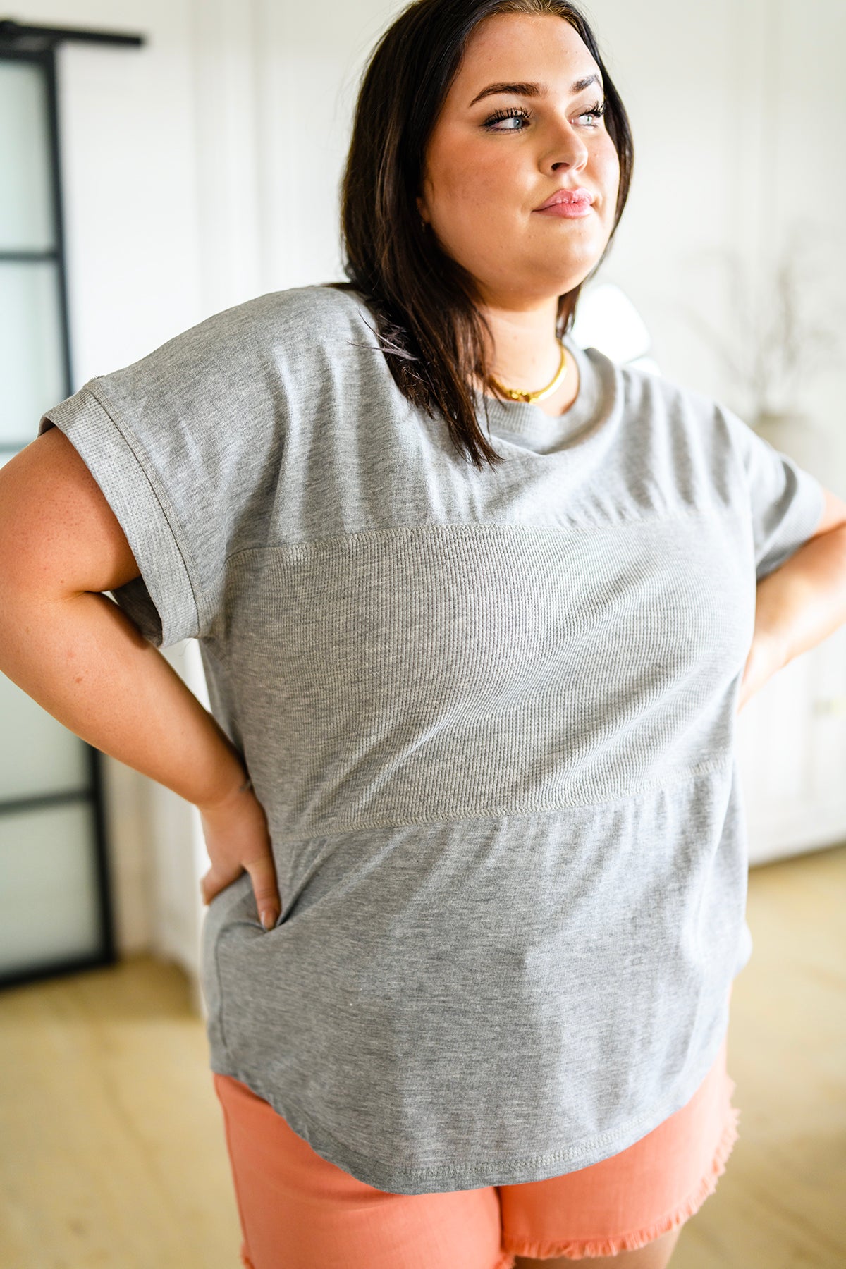 Unmarked Remarks Ribbed Top - 4/14/2023