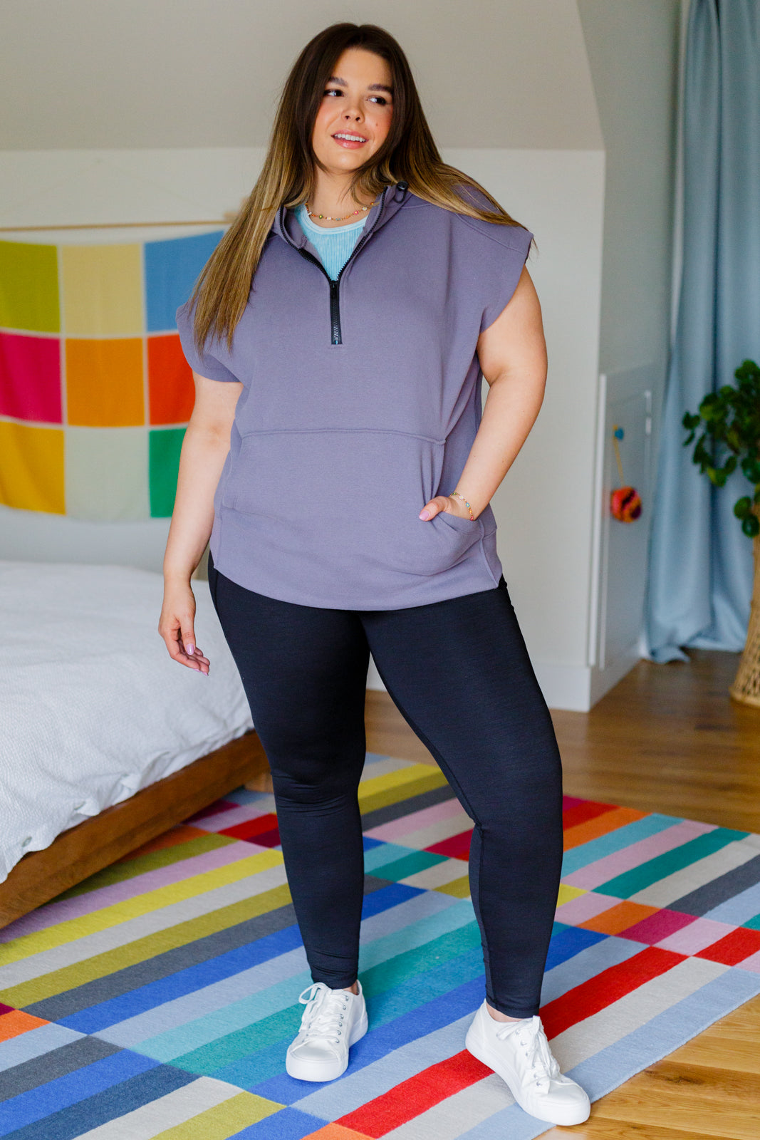 Up And Ready Cap Sleeve Workout Hoodie - 2/9/2023