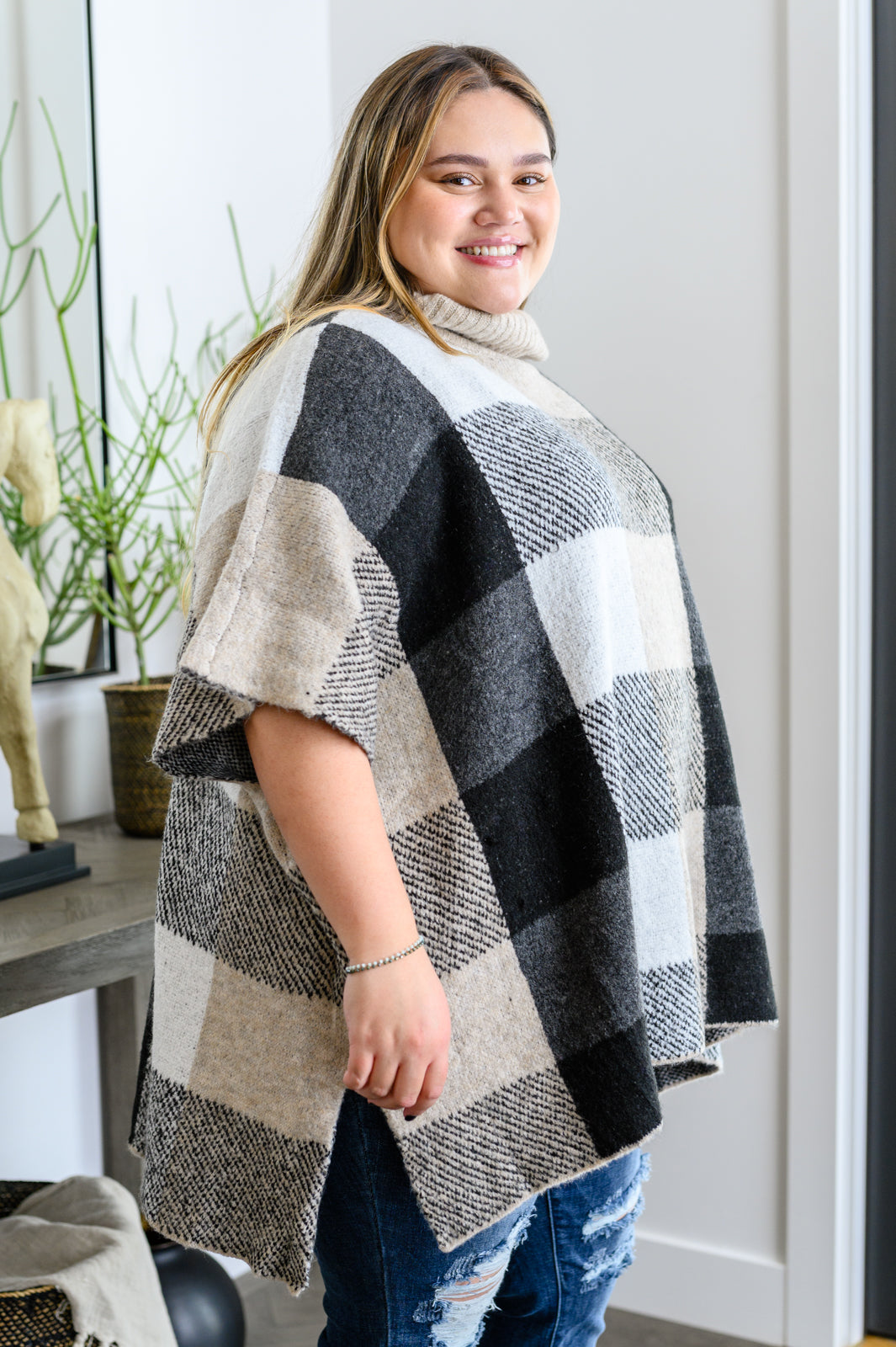 Your Next Favorite Roll Neck Sweater Poncho - 1/5/2023