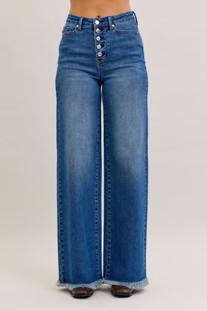 Karla High Waist Column Straight Button-Fly & Back Welt Pkts - 9/17/2025