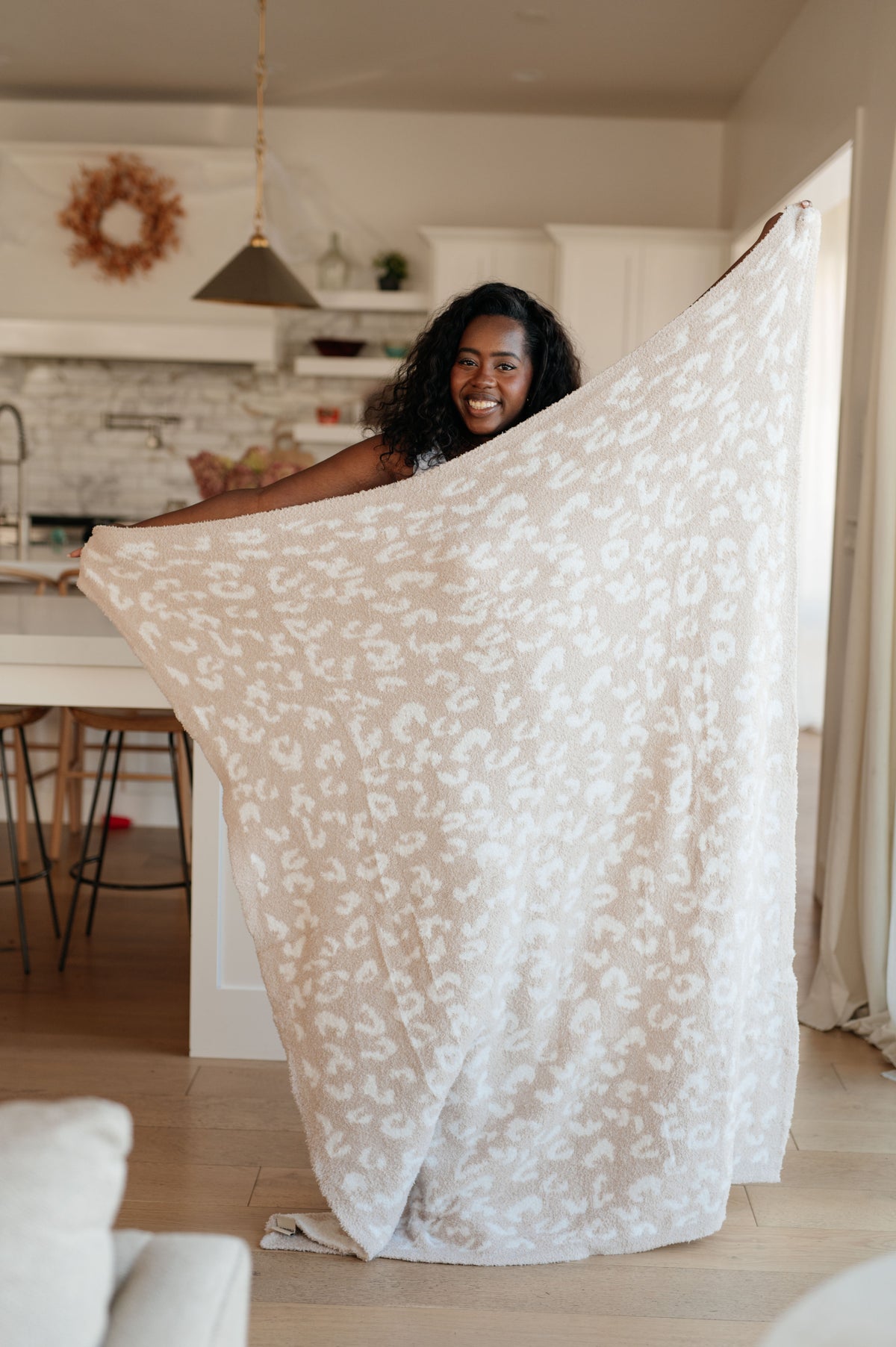 Ari Blanket Single Cuddle Size in Neutral Animal - 9/30/2026