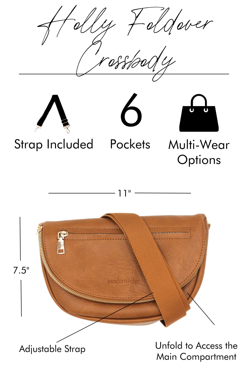 Holly Foldover Crossbody - 4/1/2025