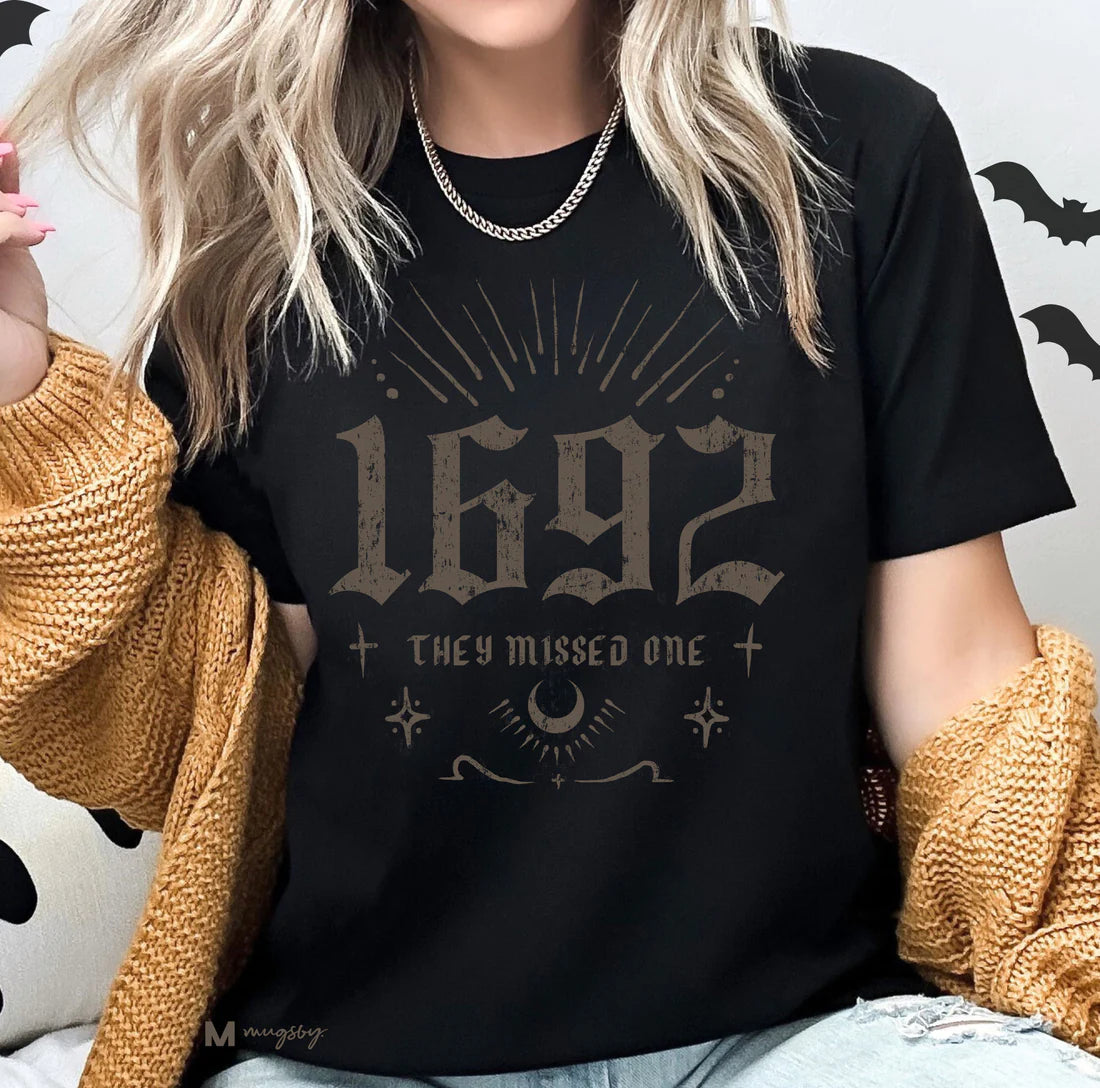 1692 They Missed One Graphic Tee In Black - RTS