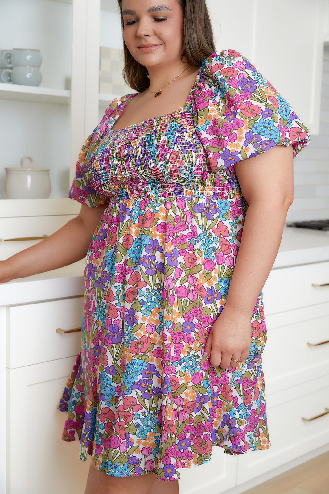Bright Blooms Floral Dress - 5/16/2023