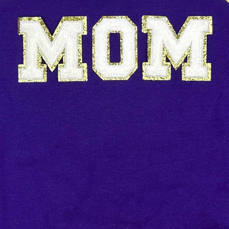 Baseball Mom Chenille Patch Sweatshirt - RTS