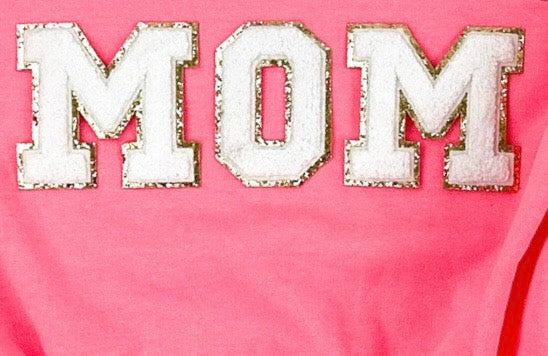 Cheer Mom + Mini Chenille Patch Sweatshirt - RTS