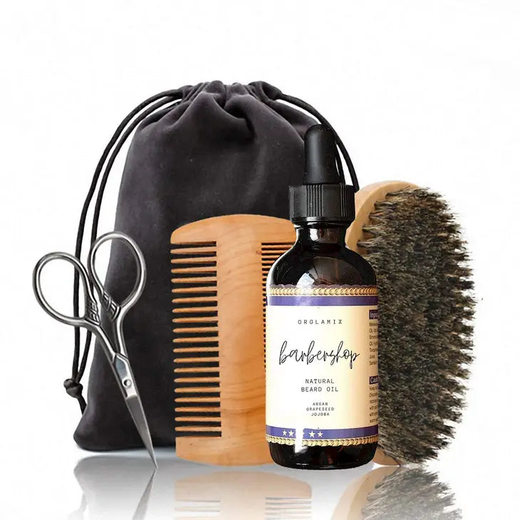 Beard Grooming Kit with Assorted Oils - RTS