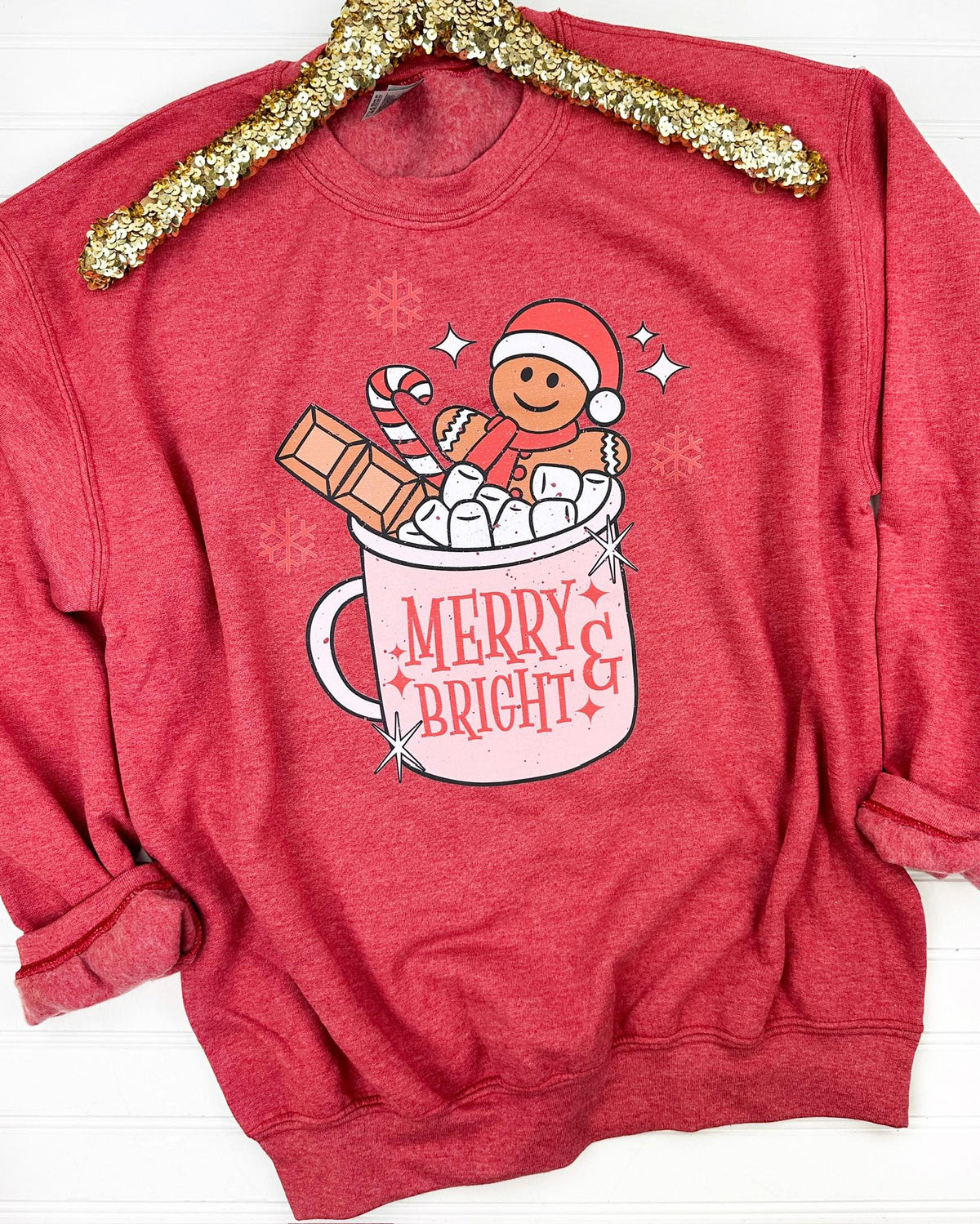 Merry & Bright Cocoa Sweatshirt - RTS