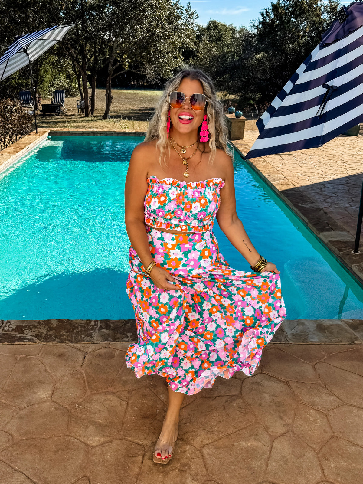 Amalfi Blooms Swim Set - RTS