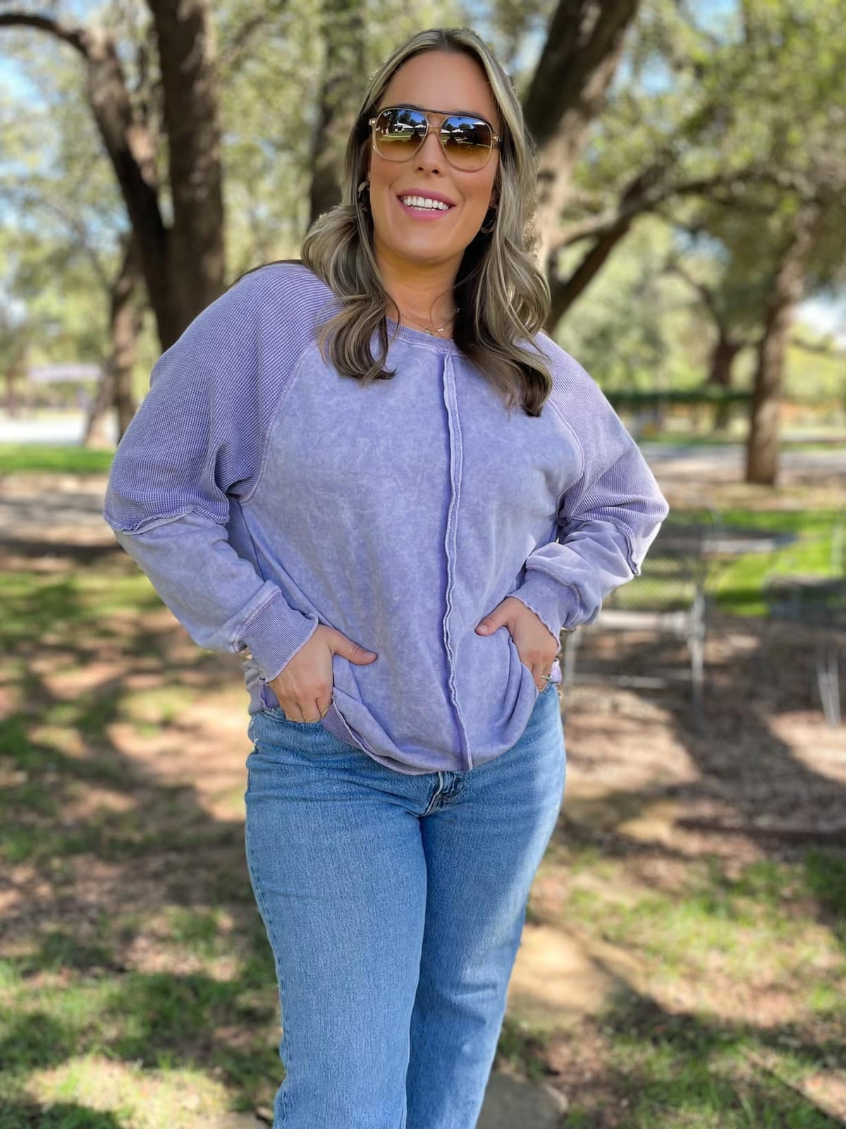 PREORDER: Best Selling Elliott Exposed Seam Sweatshirt in Five Colors - Ships in 4 weeks