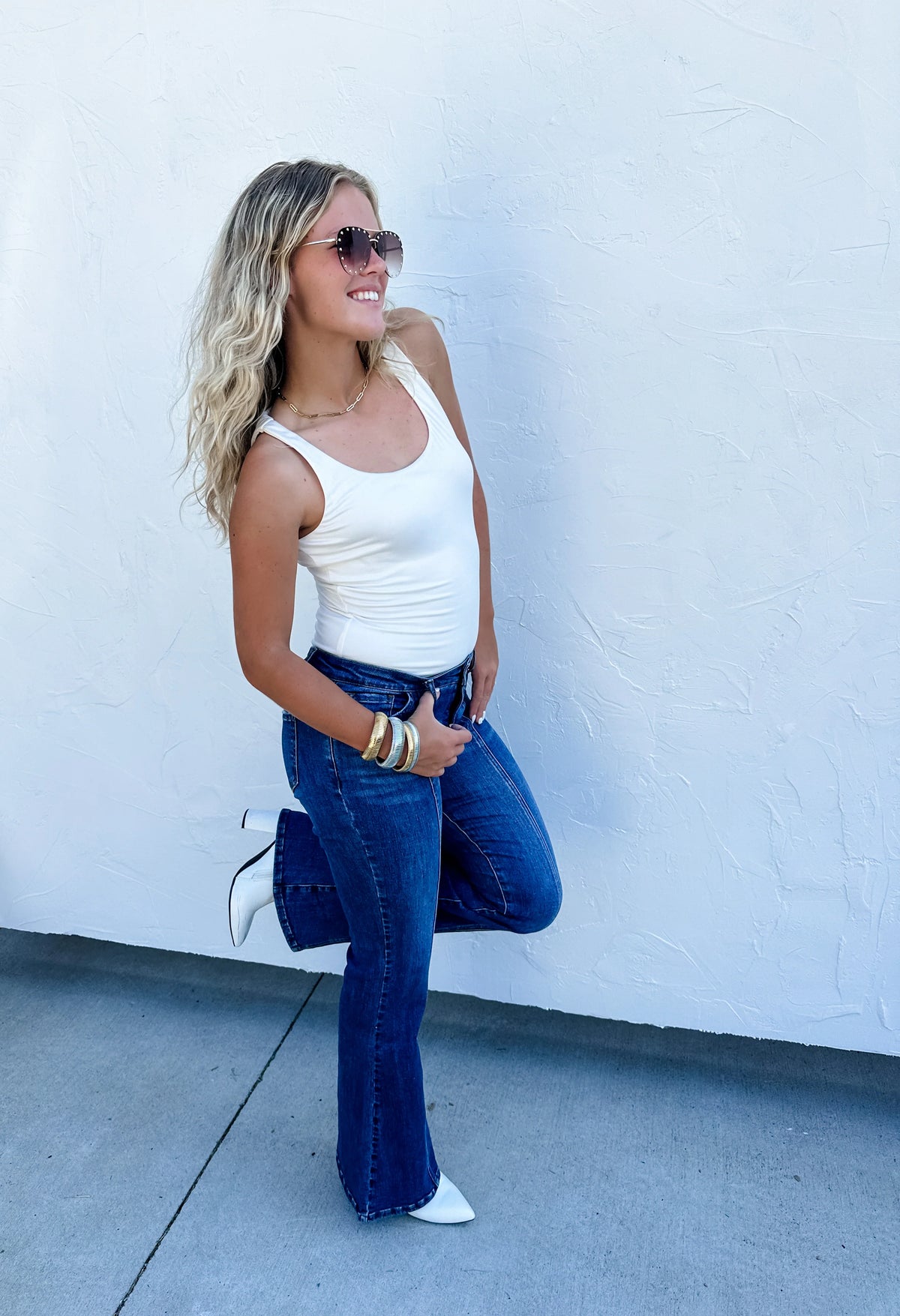 PREORDER: Stella Mid Rise Jeans Regular 32" Inseam
