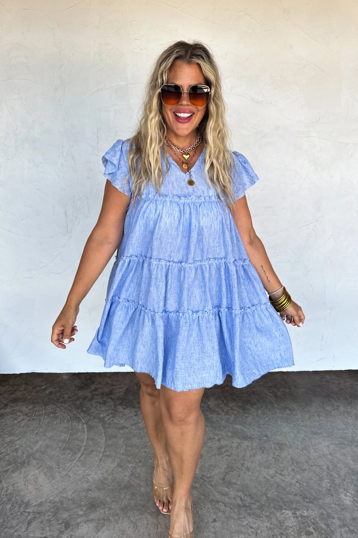 PREORDER: Day Dreaming Ruffle Dress - **Limited Qtys**