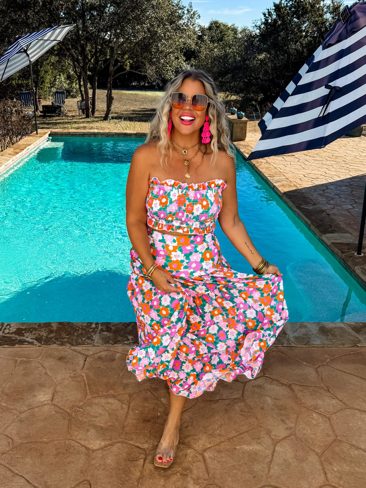 Amalfi Blooms Swim Set - RTS