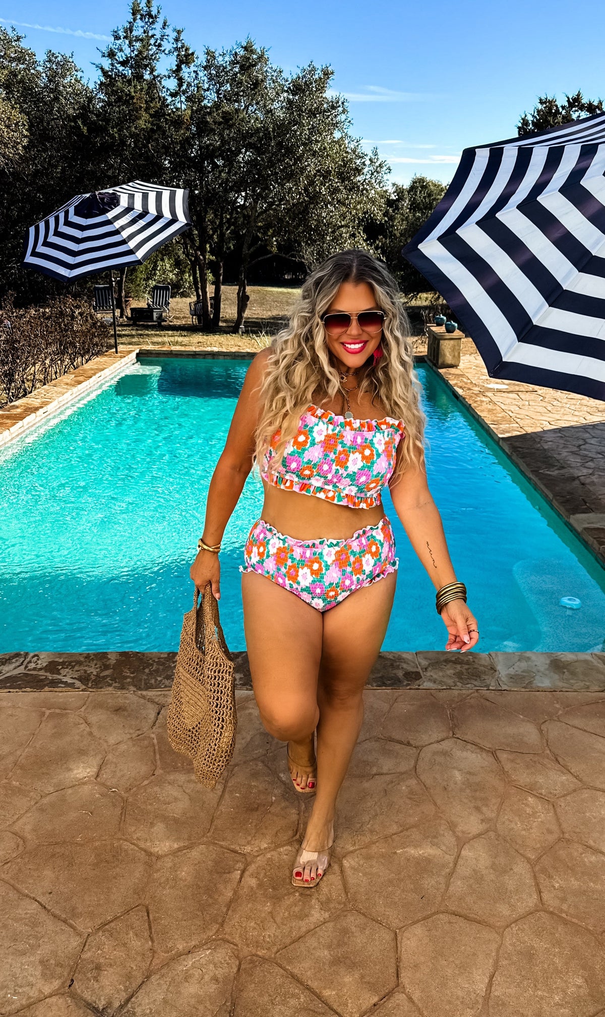 Amalfi Blooms Swim Set - RTS