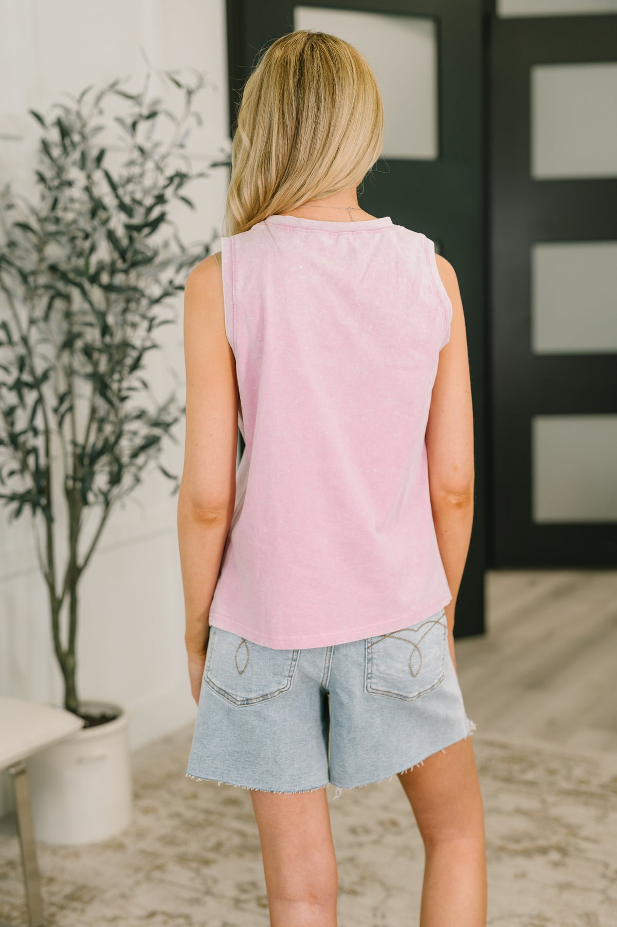 A Look in Your Eyes Mineral Wash Tank Top - 5/1/2026 NEW