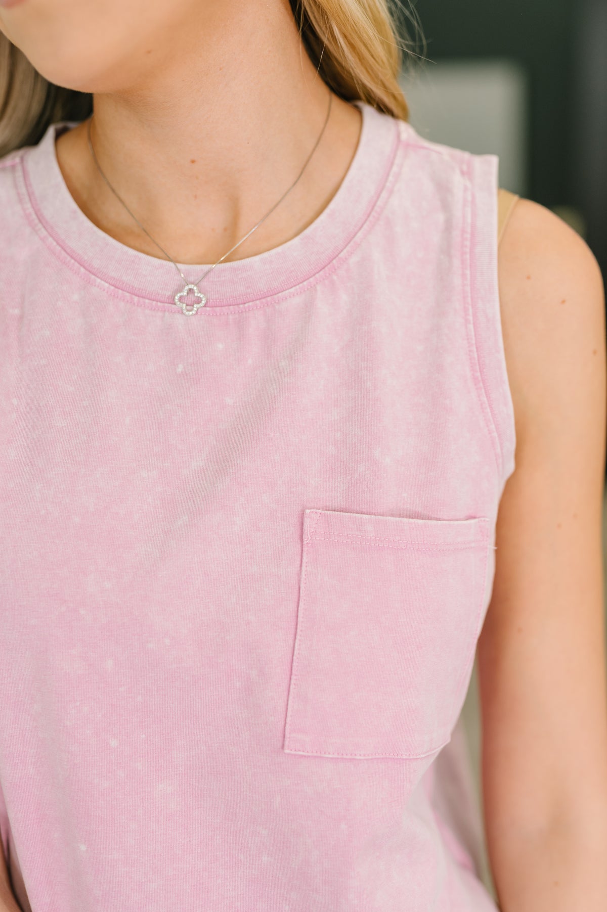 A Look in Your Eyes Mineral Wash Tank Top - 5/1/2026 NEW