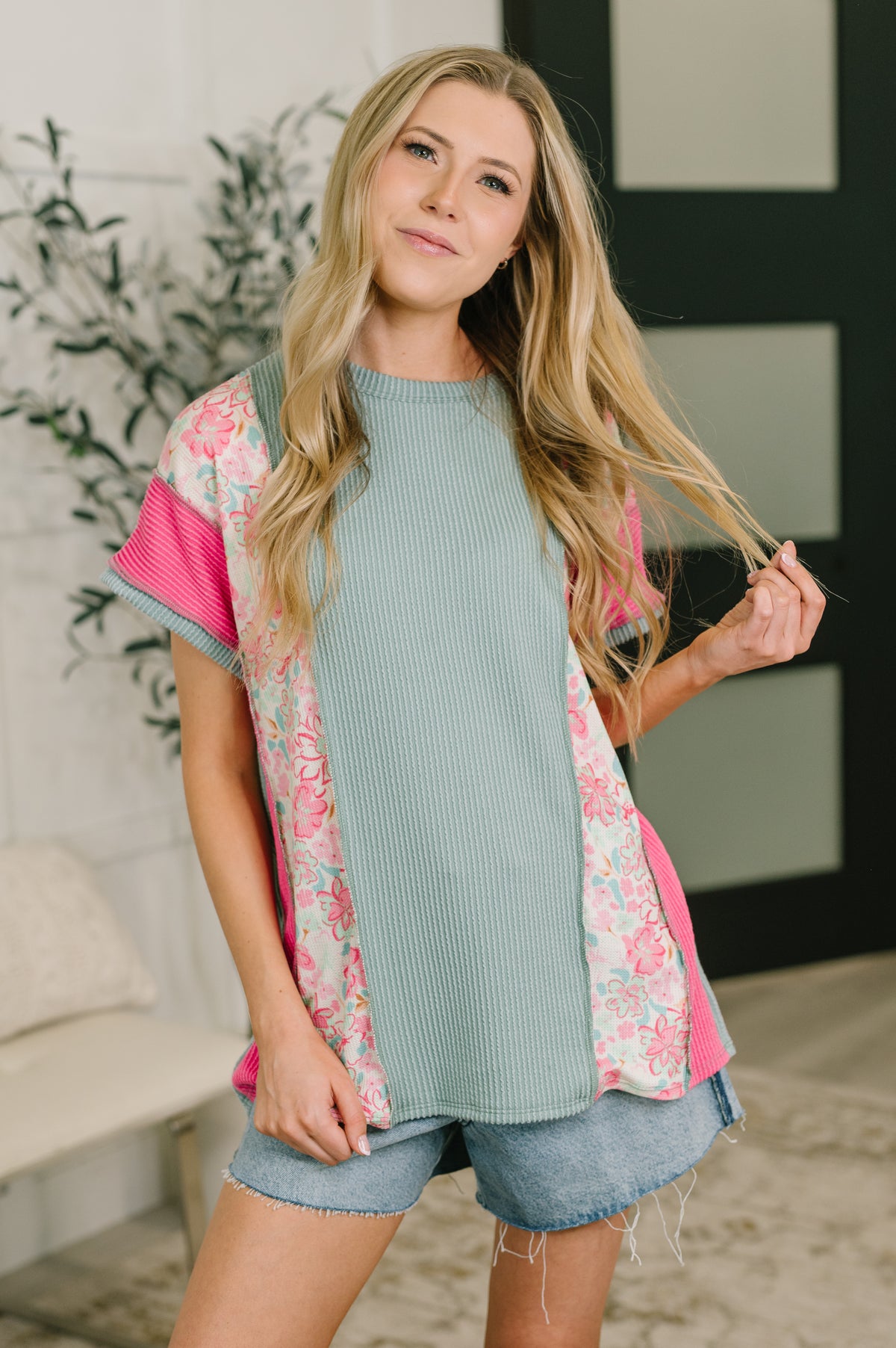 A Lot to Look At Color Block Top - 6/2/2026
