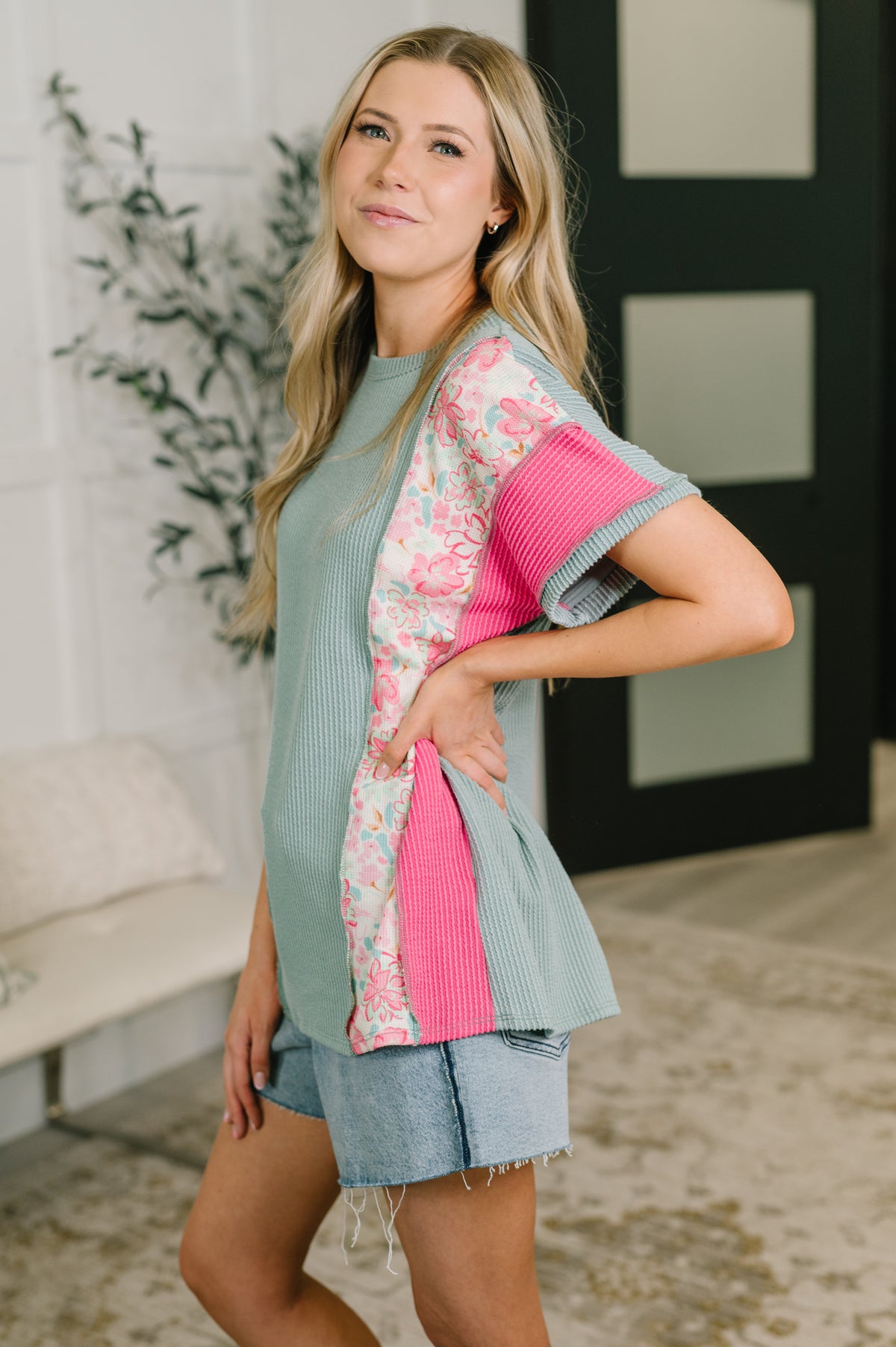 A Lot to Look At Color Block Top - 6/2/2026