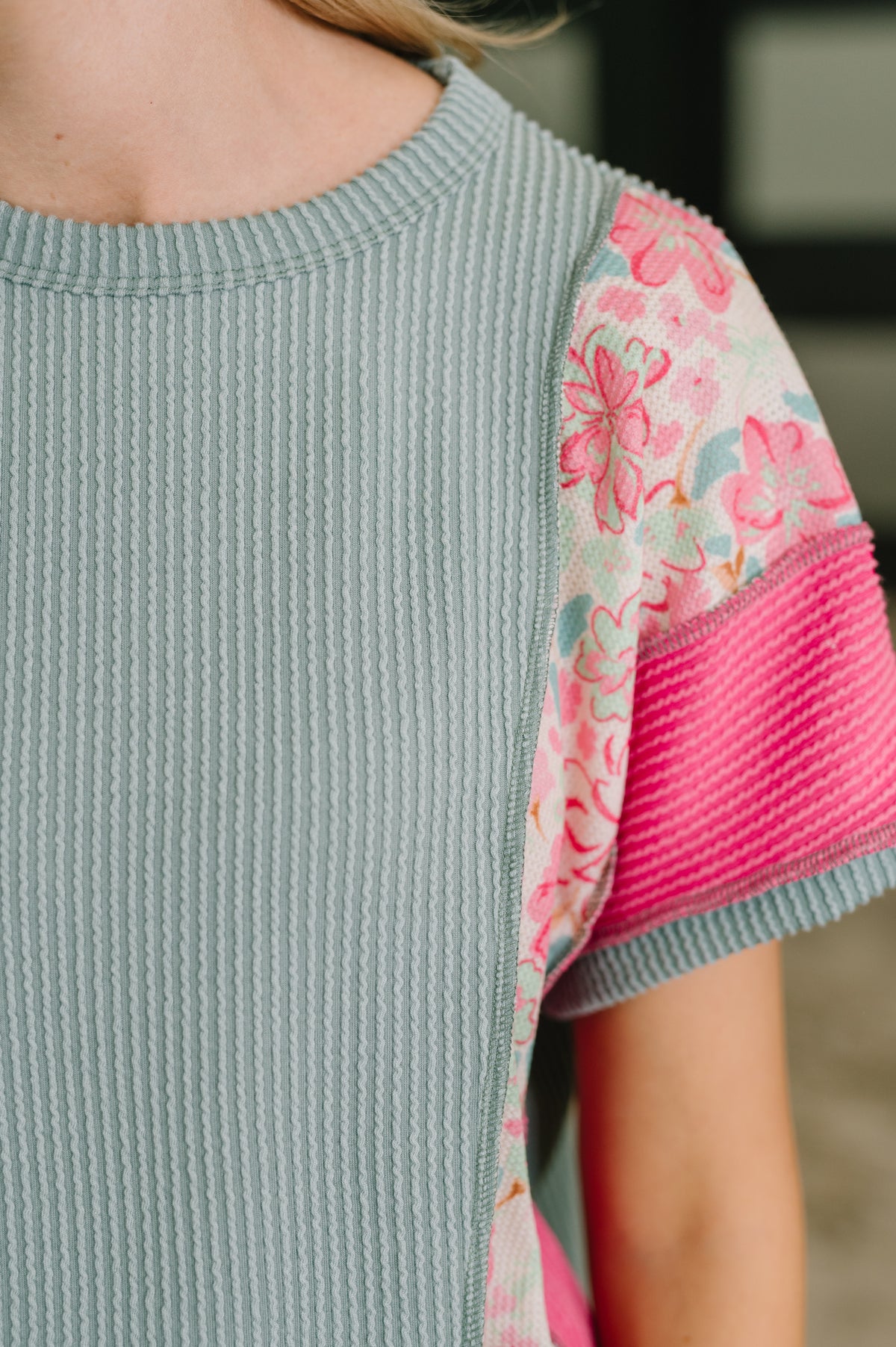A Lot to Look At Color Block Top - 6/2/2026