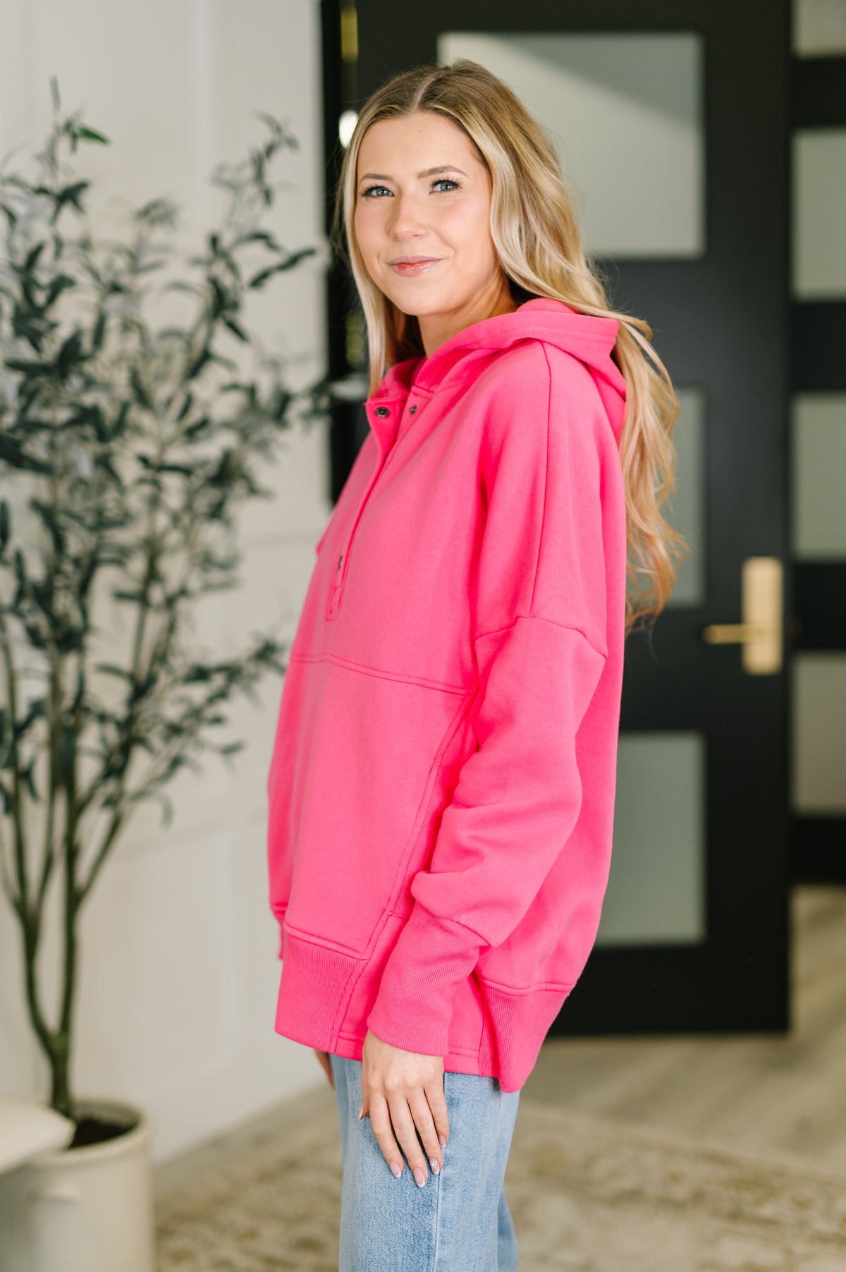 A Million Different Reasons Hooded Pullover in Fuchsia - 1/7/2026