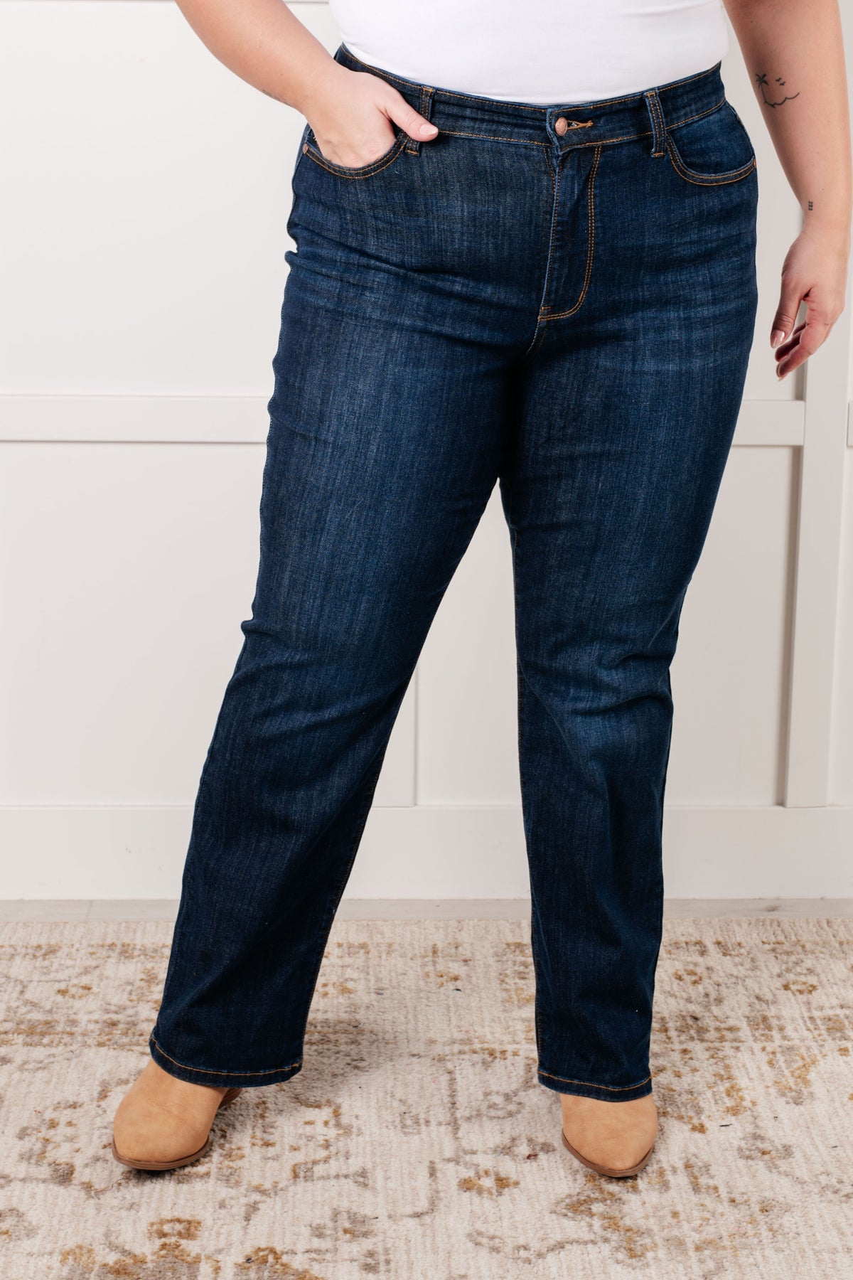 Alaina High Rise Classic Straight Jeans - 1/8/2025