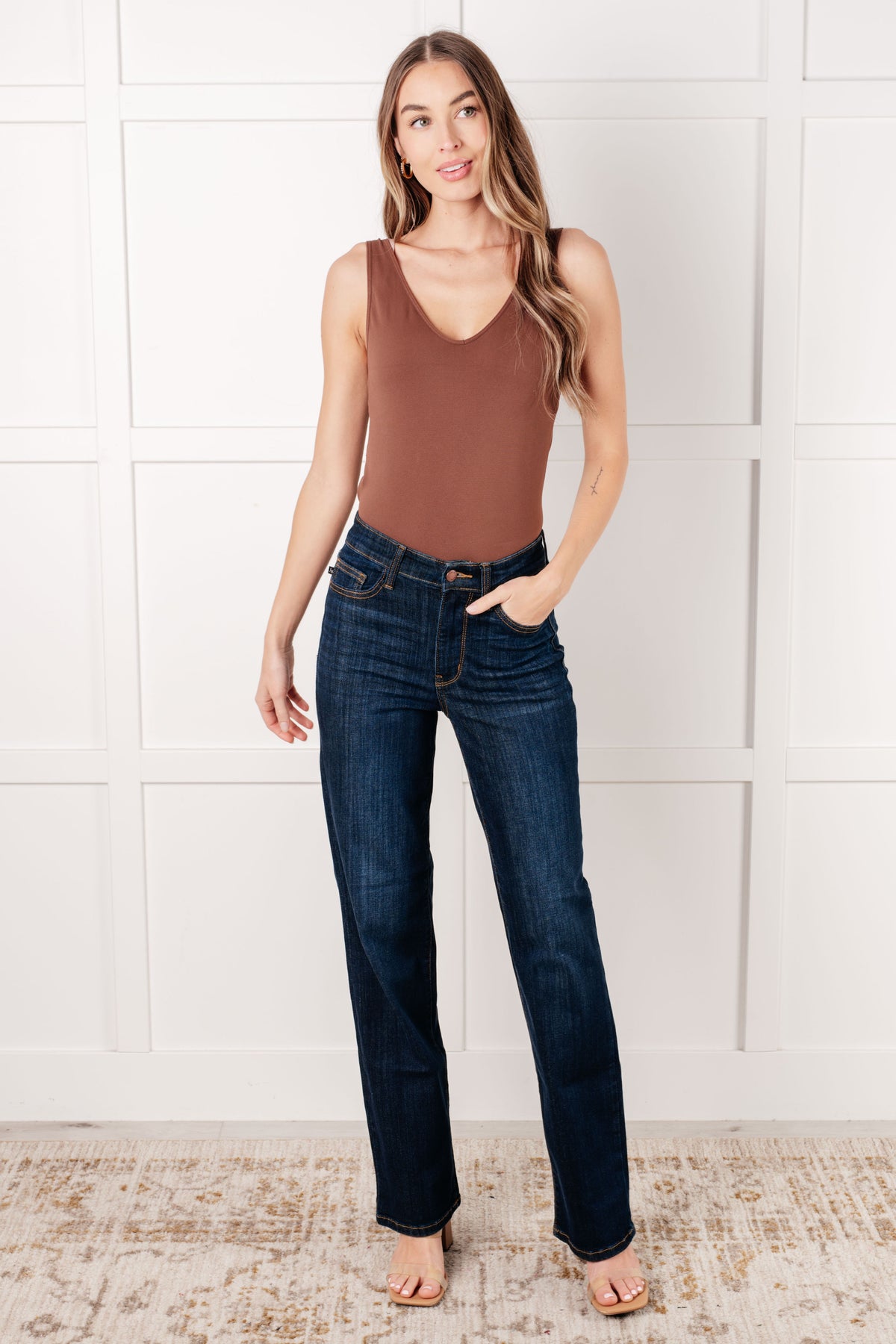 Alaina High Rise Classic Straight Jeans - 1/8/2025