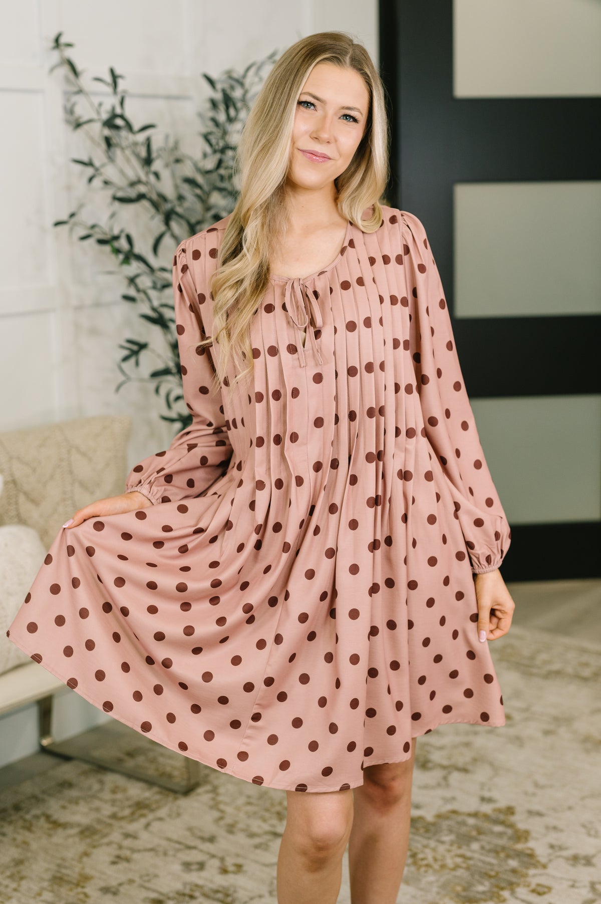 All My Lovin' Pleated Detail Dress - 9/18/2026