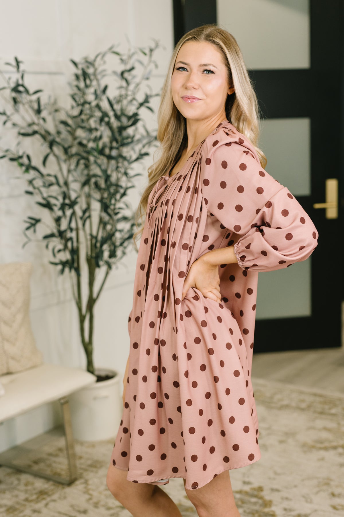 All My Lovin' Pleated Detail Dress - 9/18/2026