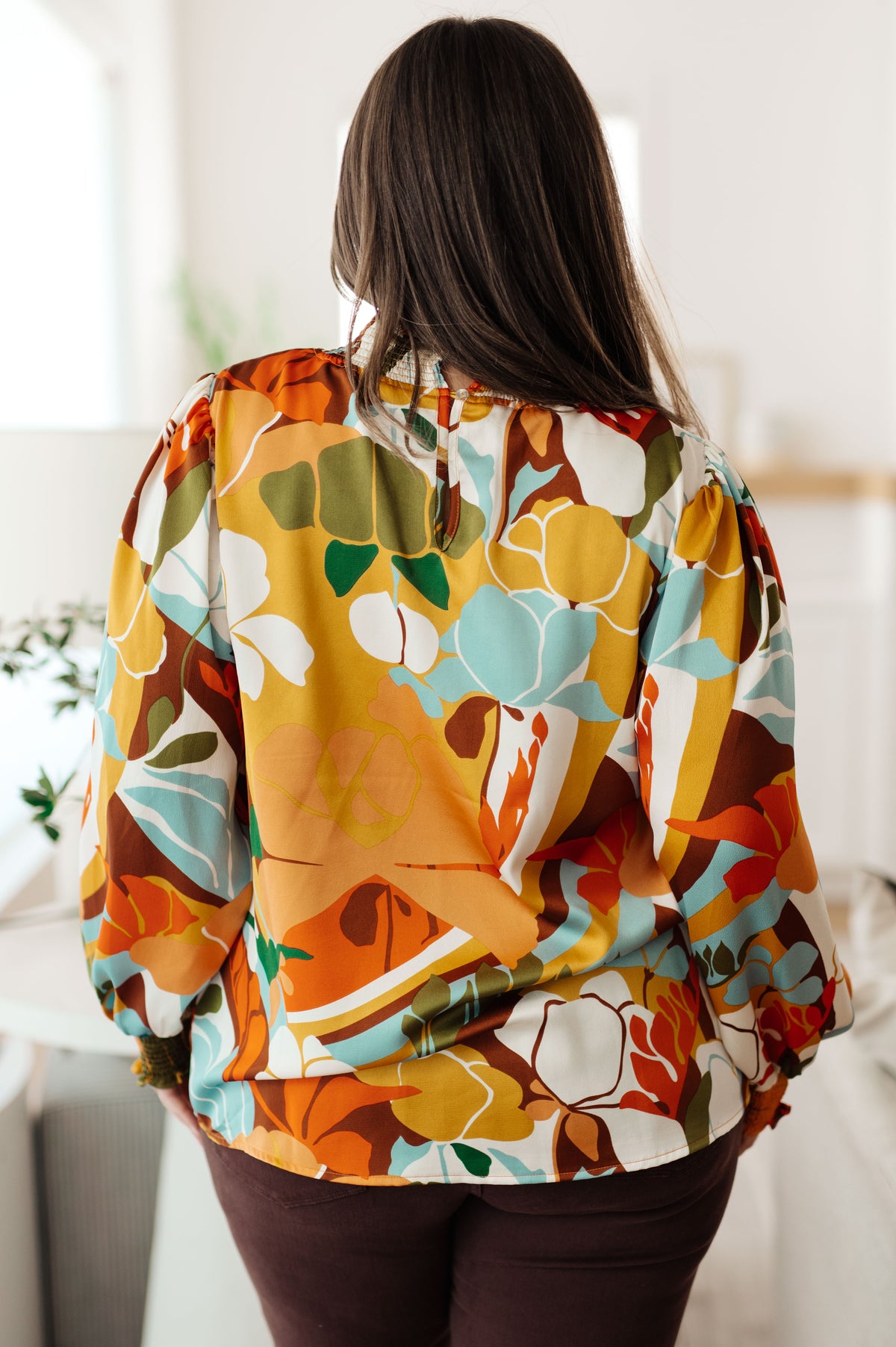 All Together Now Mock Neck Blouse - 9/2/2025