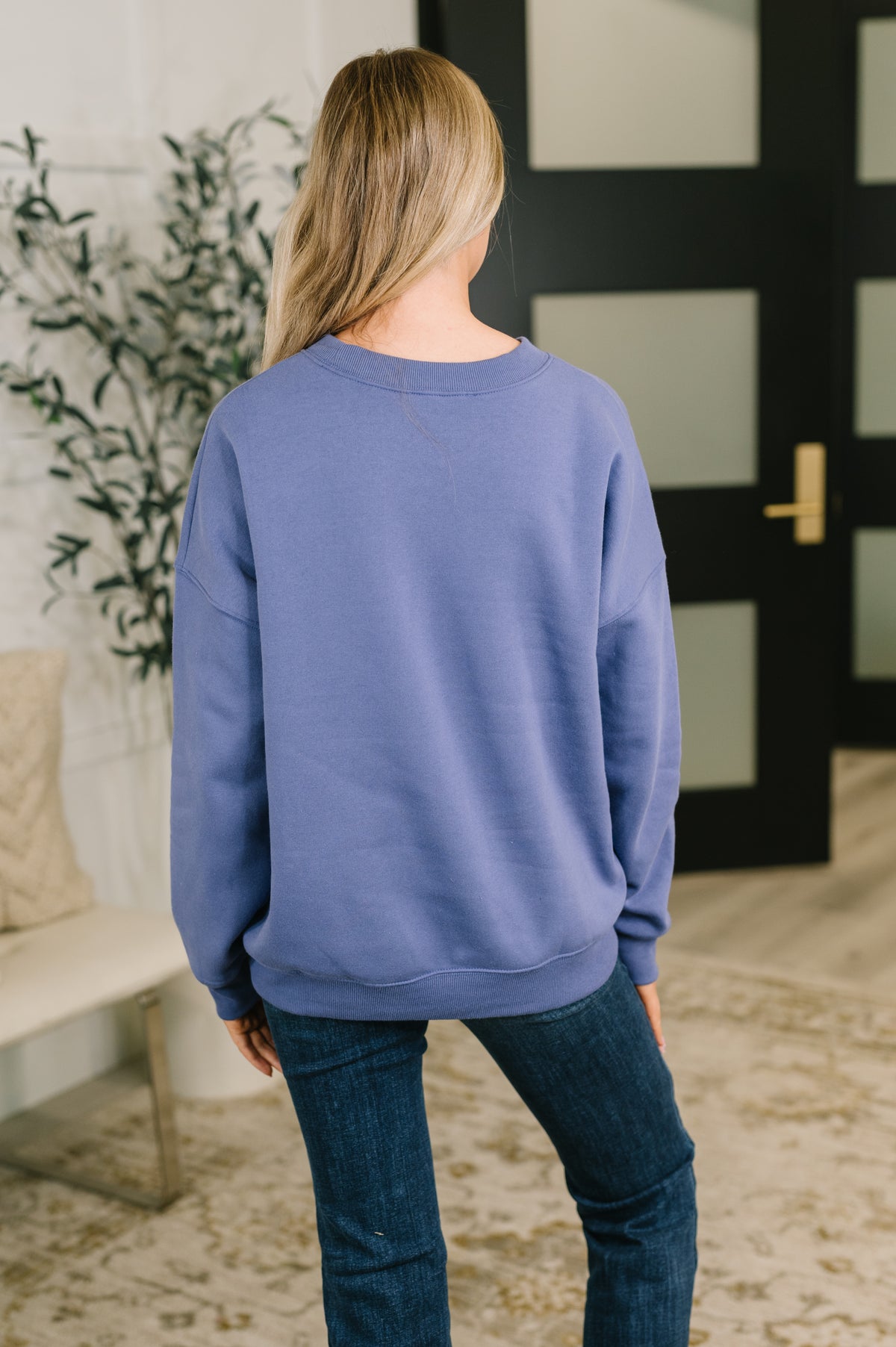 Always True Drop Shoulder Pullover in Marlin - 9/15/2026