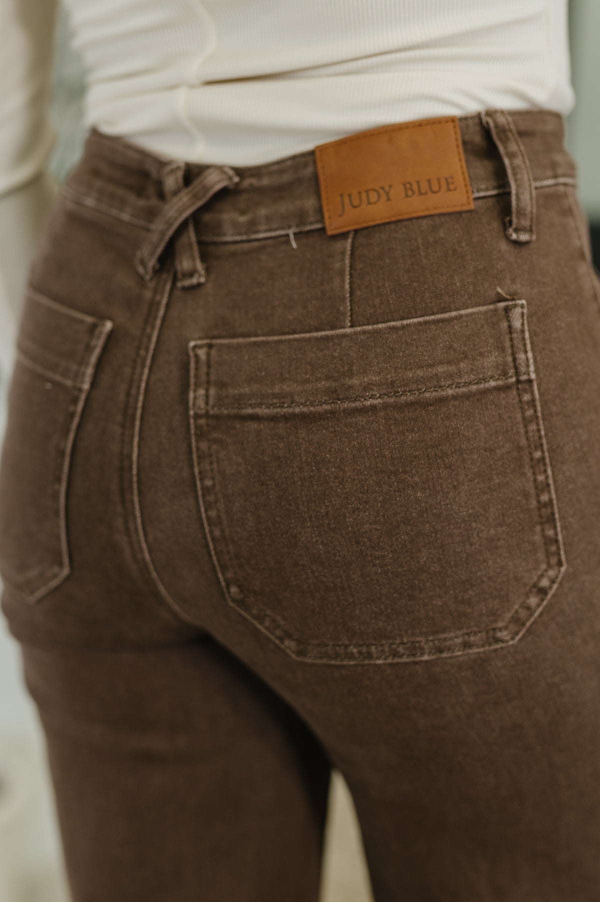 Andy High Waist Retro Wide Yarn Dyed Front Patch Pkts - 9/3/2025