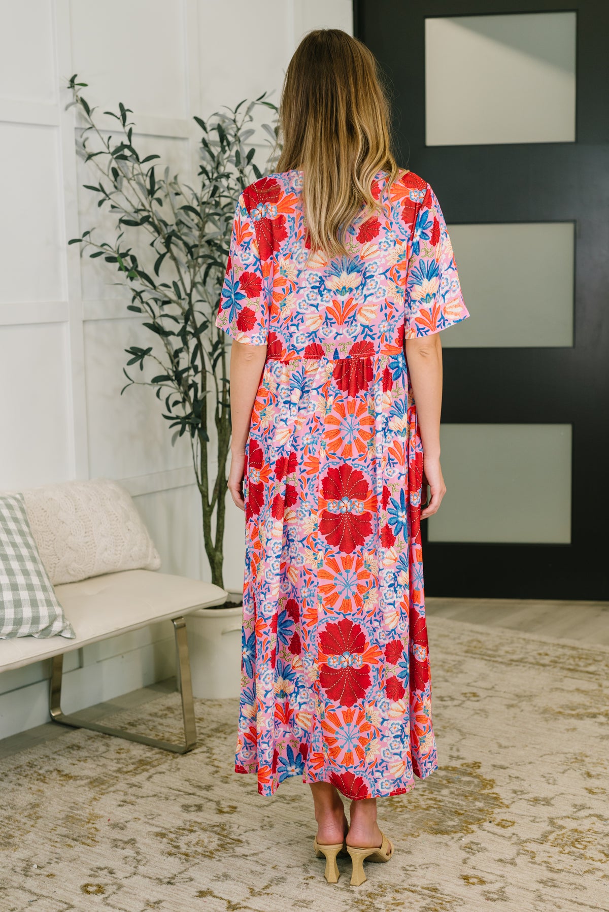 Art of Loving Bow Detail Floral Dress - 4/24/2026 NEW