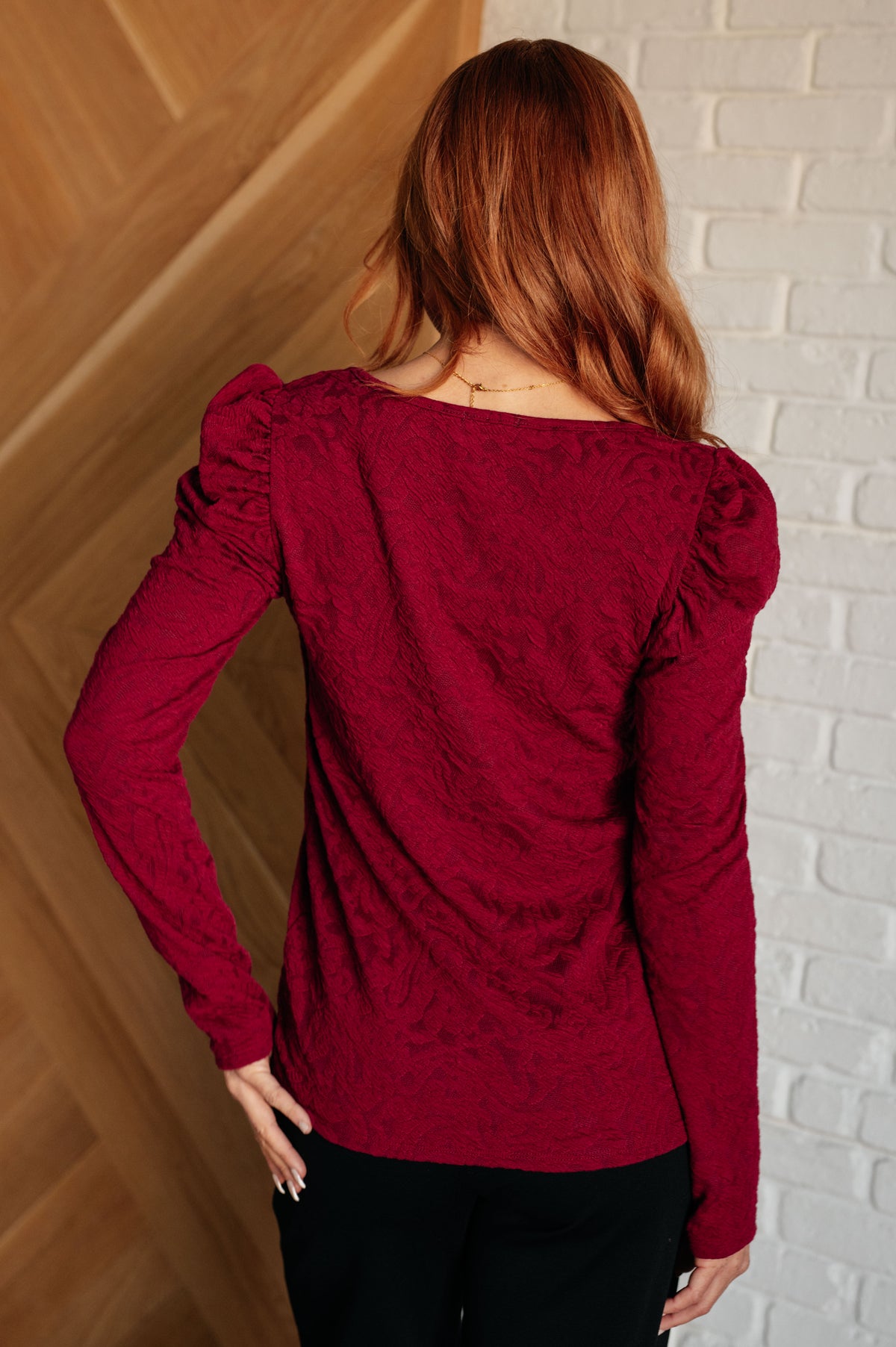 Ask A Question Ruched Sleeve Top - 10/25/2024