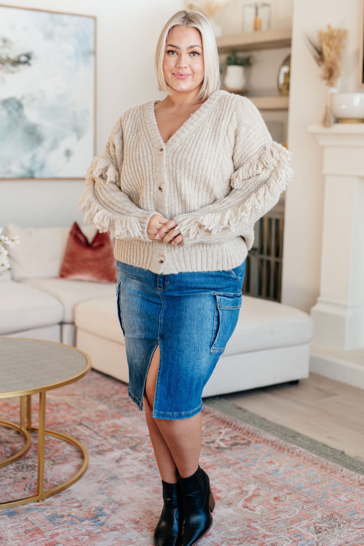 Ask Me About It Fringe Cardigan - 10/20/2025