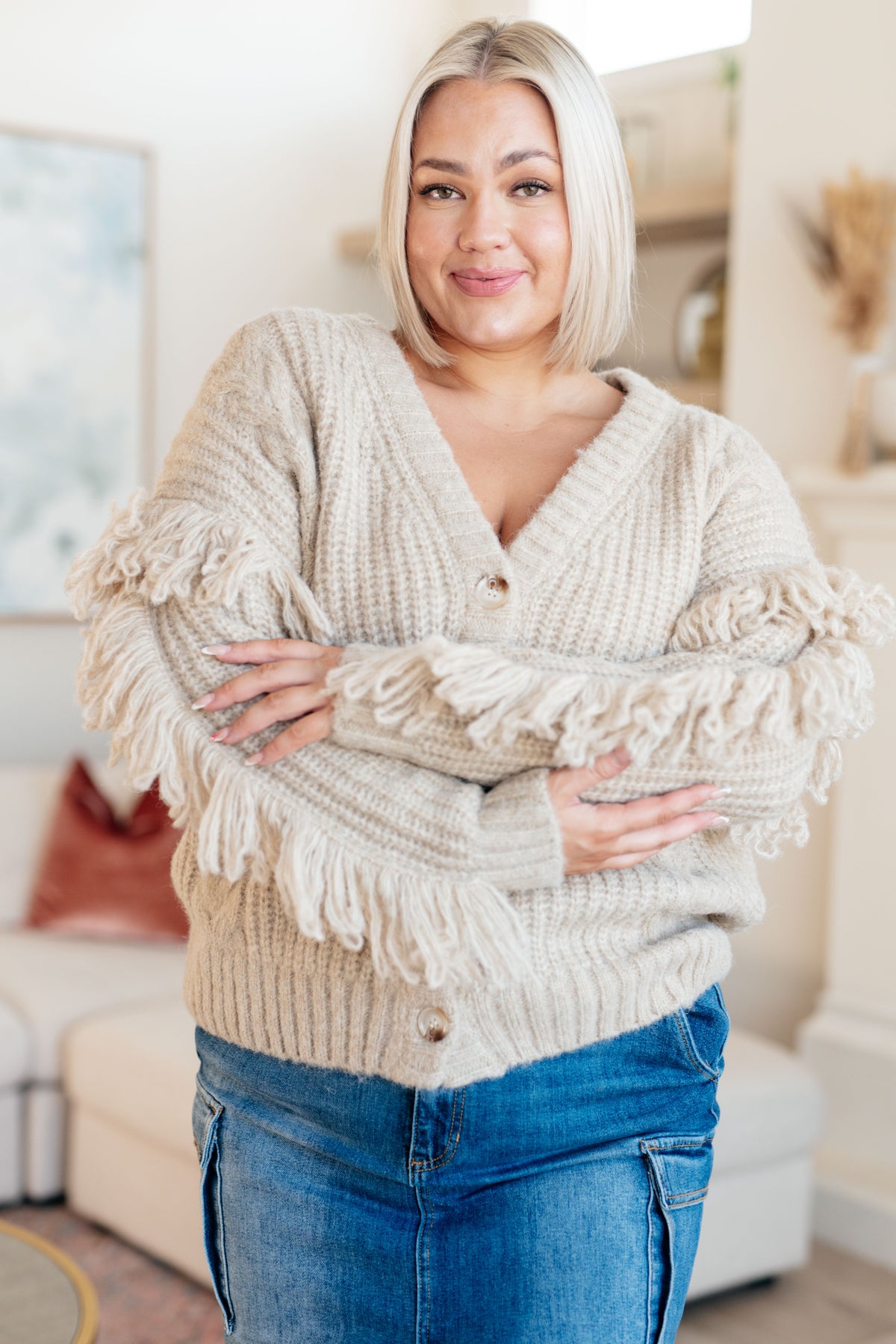 Ask Me About It Fringe Cardigan - 10/20/2025