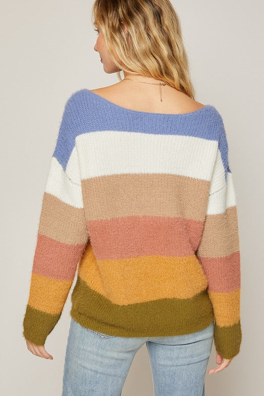 Side Swipe Off Shoulder Sweater - 8/19/2025