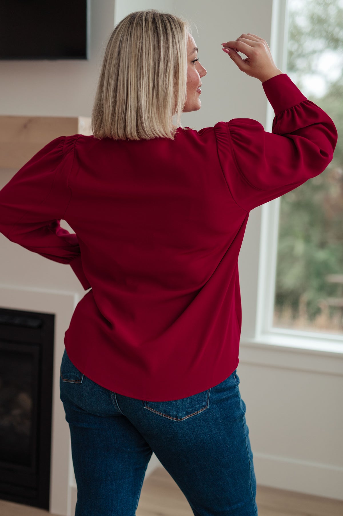 Back in Business V-Neck Blouse - 11/8/2024