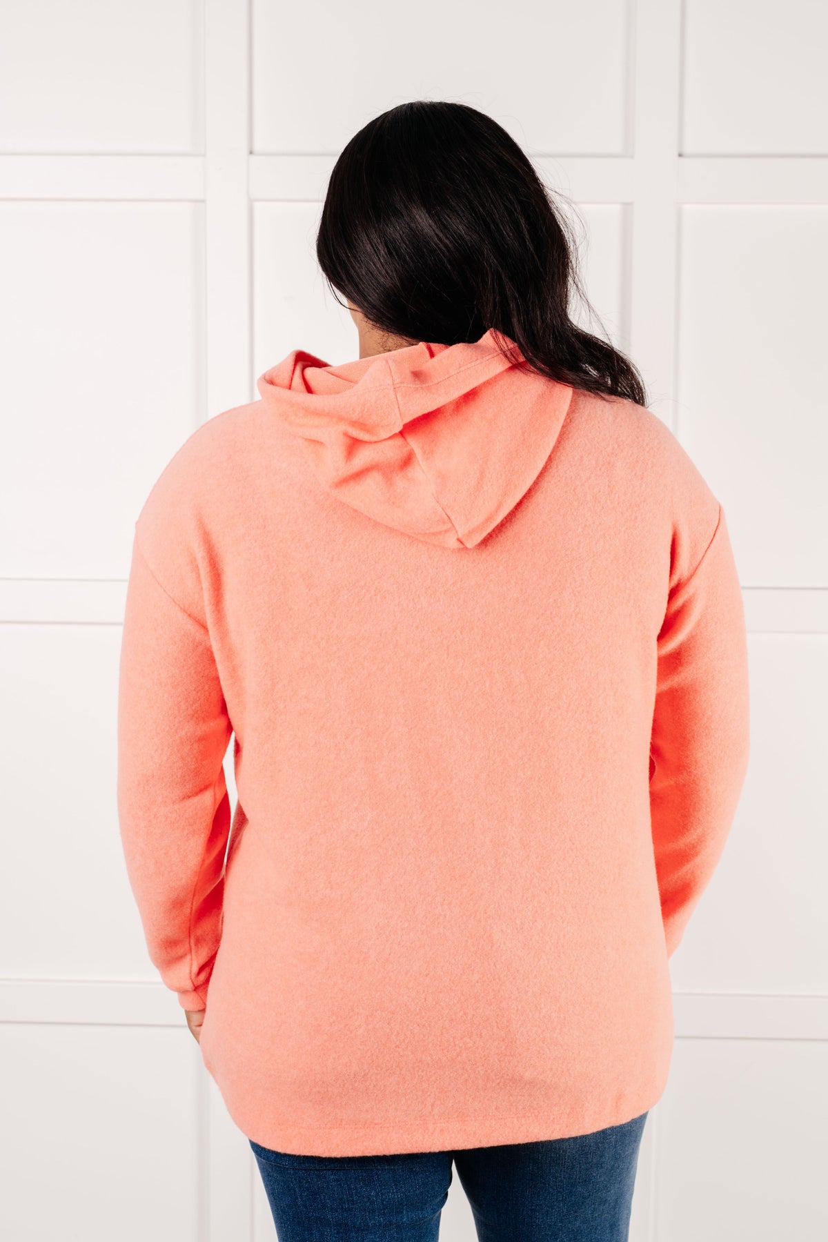 Basically My Favorite Hooded Pullover in Coral - 1/15/2025