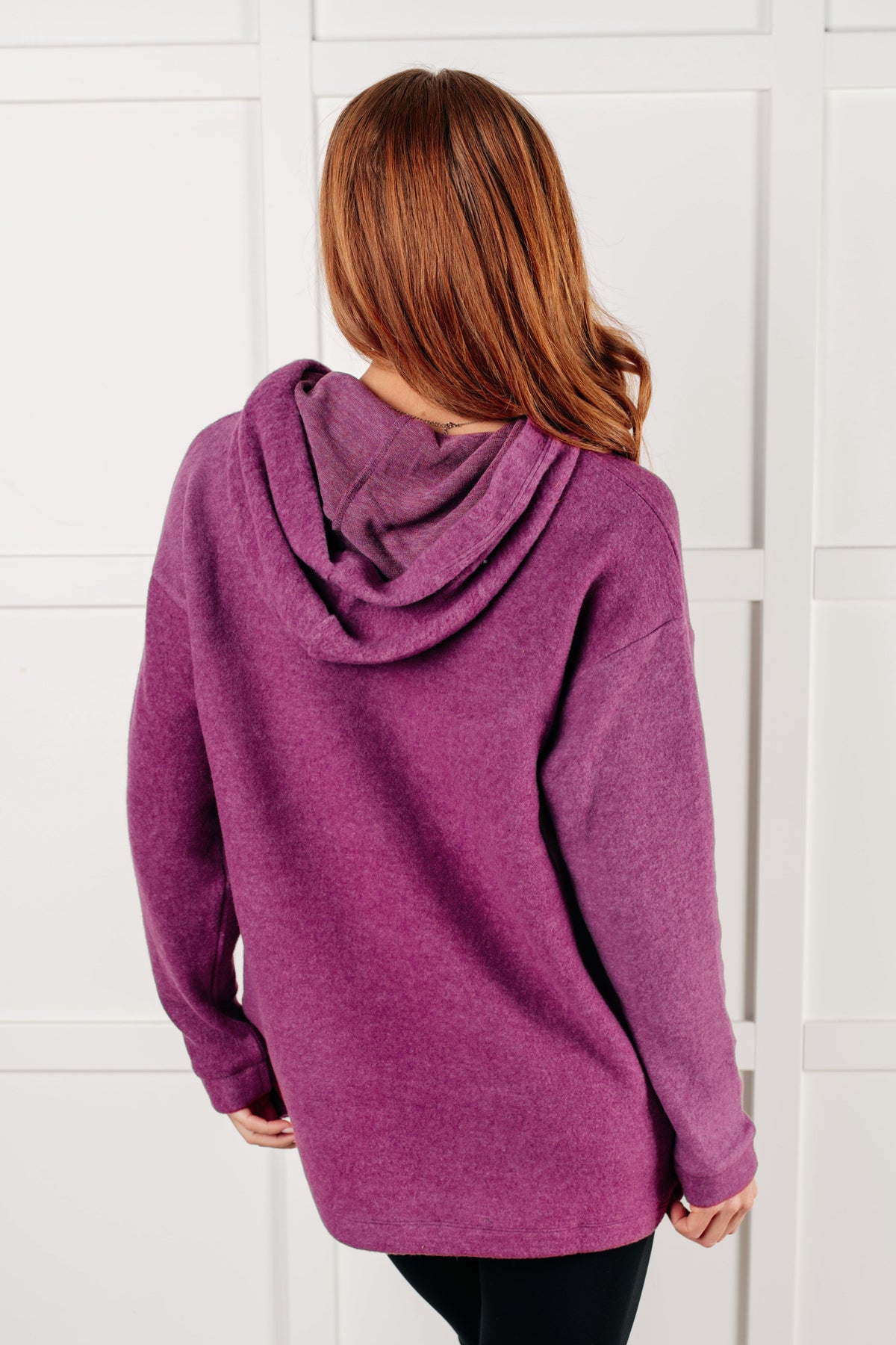 Basically My Favorite Hooded Pullover in Light Plum - 1/15/2025