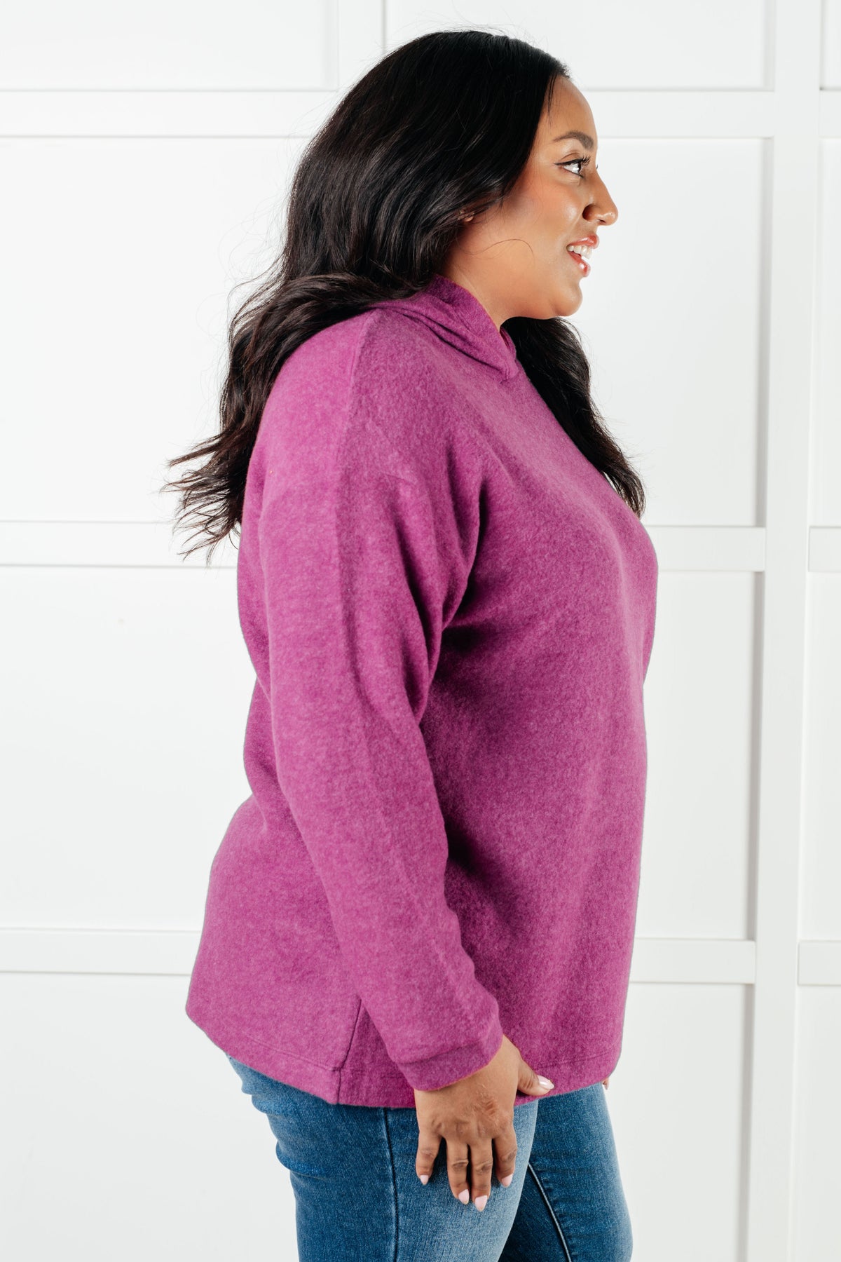 Basically My Favorite Hooded Pullover in Light Plum - 1/15/2025