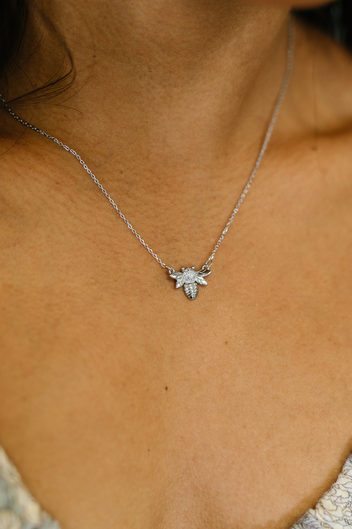 Bee Line Sterling Silver Necklace - 6/30/2026